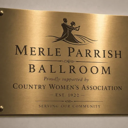 CWA Balroom Sign