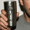 rugby league tumbler engraved